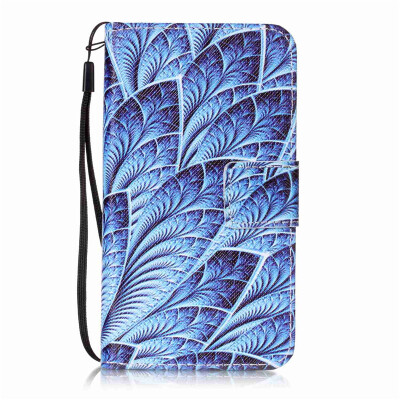 

Blue Dazzle Design PU Leather Flip Cover Wallet Card Holder Case for Moto ROKR E2