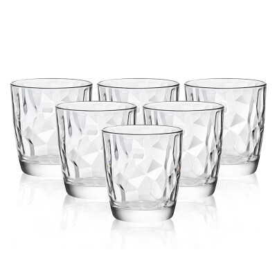 

【Jingdong Supermarket】 Bormioli Rocco Italy imported lead-free glass cup glass cup set 305mL * 6 support