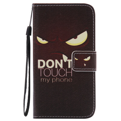 

Eye Design PU Leather Flip Cover Wallet Card Holder Case for NOKIA 640