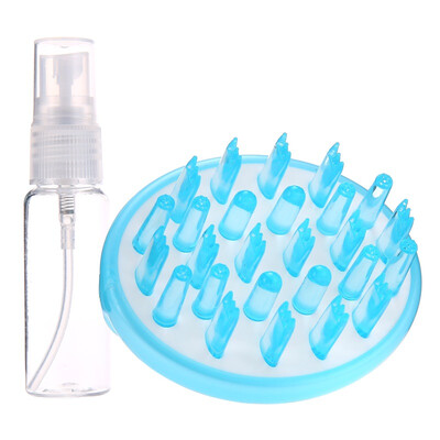 

GOLDPETS pet special comb hair brush bath brush soft tooth type dog suitable for blue