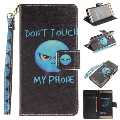 

Anger Дизайн PU кожа флип кошелек карты держатель чехол для HUAWEI P9