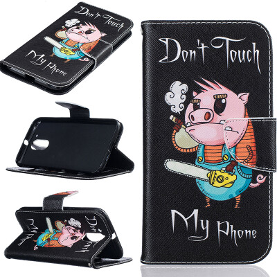 

Pig Design PU Leather Flip Cover Wallet Card Holder Case for Moto G4/G4 Plus