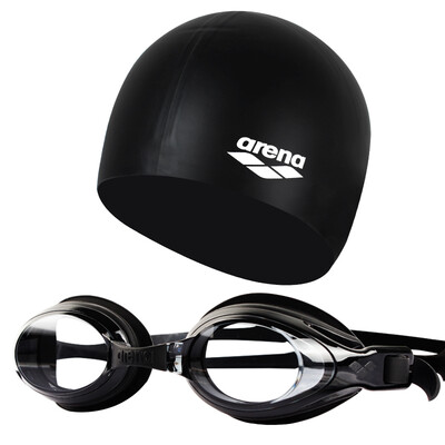 

Arena swim suit goggles Cap Unisex HD anti fog waterproof swimming goggles imported silicone waterproof equipment