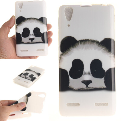 

Panda Pattern Soft Thin TPU Rubber Silicone Gel Case Cover for Lenovo A6000