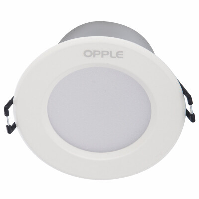 

[Jingdong Supermarket] Op lighting (OPPLE) LED Downlight Ceiling light Aluminum paint White three-tat three-color opening 7-8 cm