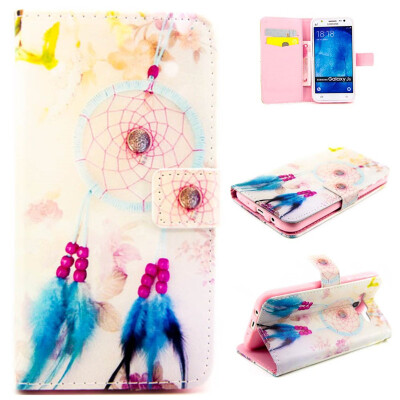 

Plumes and chimes Design PU Leather Flip Cover Wallet Card Holder Case for SAMSUNG GALAXY J5