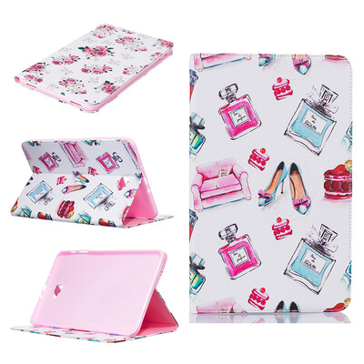 

Perfume bottle Style Embossing Classic Flip Cover with Stand Function and Credit Card Slot for SAMSUNG GALAXY Tab A 10.1 T580N