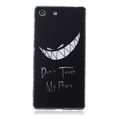

Bad laugh Pattern Soft Thin TPU Rubber Silicone Gel Case Cover for SONY Xperia M5