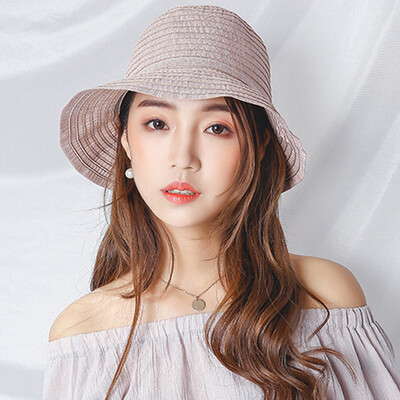 

【Jingdong Supermarket】 Meng Si Ke (MSEK) WMZ170778 hat female Korean version of the wild sun hat outdoor pot cap hat cap blue
