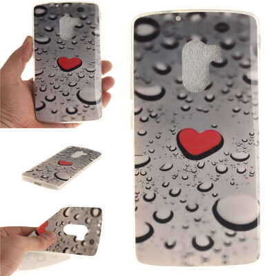 

Heart-shaped water droplets Pattern Soft Thin TPU Rubber Silicone Gel Case Cover for Lenovo A7010