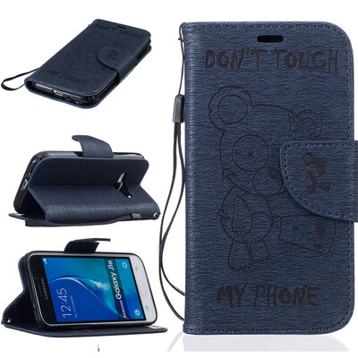 

Blue Bear выбитый PU кожаный бумажник чехол Классический откидная крышка с подставкой Функция и слот кредитной карты для Samsung G