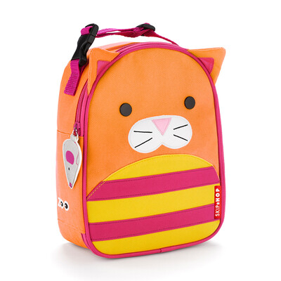 

SKIP HOP Cute Zoo Green Lunch Bag Handbag Bag Child Picnic Bag - Kitten 3