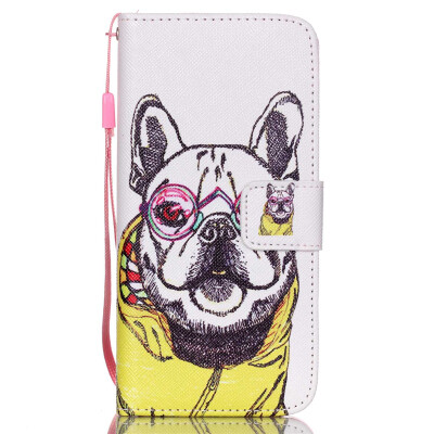 

Cute Dog Design PU Leather Flip Cover Wallet Card Holder Case for IPHONE 6G