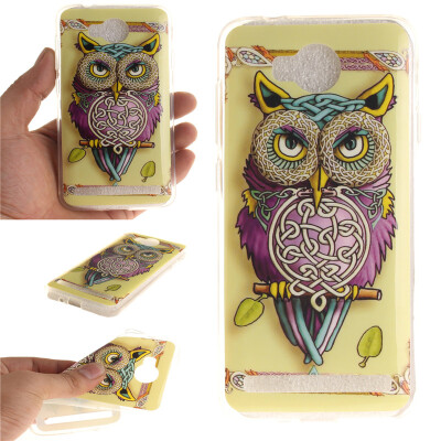 

Owl Pattern Soft Thin TPU Rubber Silicone Gel Case Cover for HUAWEI Y3 II