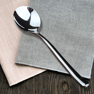 

EWO EDO stainless steel spoon long handle round spoon rice spoon 2 fitted trumpet TH8540