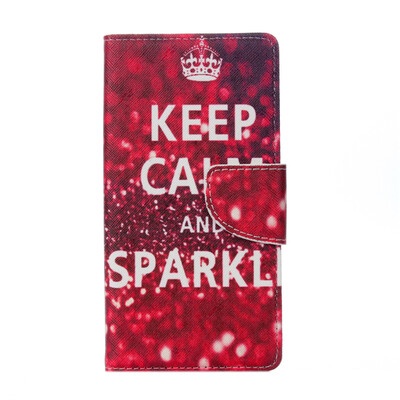 

Imperial Crown Design PU Leather Flip Cover Wallet Card Holder Case for Wiko Tommy