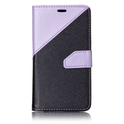 

Black + light purple Design PU Leather Wallet Case Classic Flip Cover with Stand Function and Credit Card Slot for SAMSUNG Galaxy