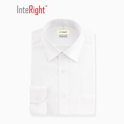 

INTERIGHT 100 cotton washing machine free hot shirt business men long sleeve white 39 yards