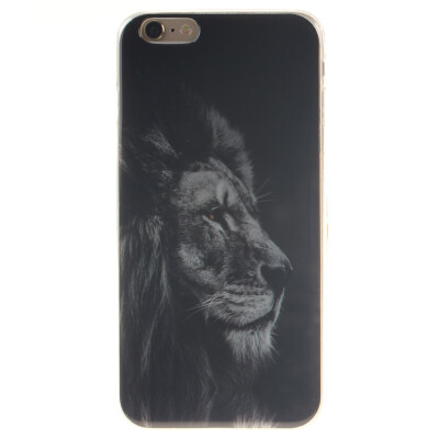 

Black lion Pattern Soft Thin TPU Rubber Silicone Gel Case Cover for IPHONE 6/6S