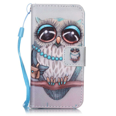 

Gray Owl Design PU�Leather�Flip�Cover Wallet�Card�Holder�Case�for HUAWEI Y3 II