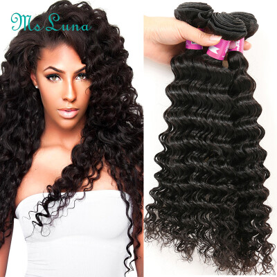 

Brazilian Deep Wave Virgin Hair 100% Brazilian Human Hair Weave 4 Bundle Cheap Brazilian Curly Virgin Hair Brazilian Deep Wave
