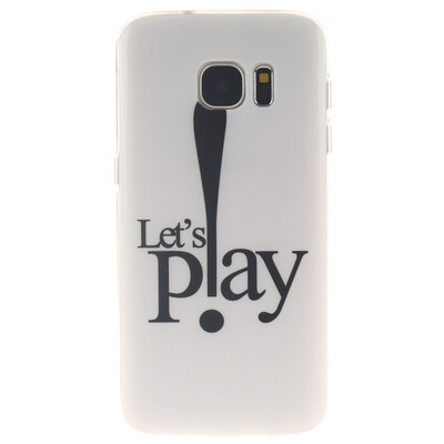 

Lets Play Pattern Soft Thin TPU Rubber Silicone Gel Case Cover for SAMSUNG GALAXY S7