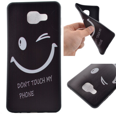 

Smiling face Pattern Soft Thin TPU Rubber Silicone Gel Case Cover for Samsung Galaxy A7 2016A710