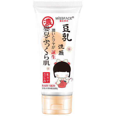 

MISS FACE soy milk gentle facial cleanser 150g