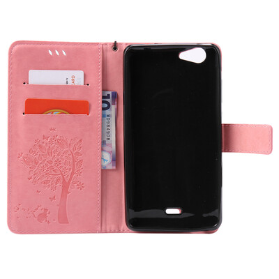 

Red Tree Design Кожа PU откидной крышки Кошелек Карты Держатель чехол для WIKO PULP FAB 4G