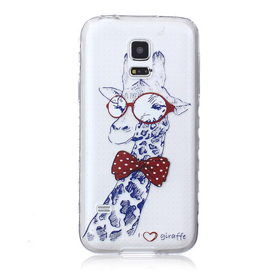 

Giraffe Pattern Soft Thin TPU Rubber Silicone Gel Case Cover for SAMSUNG GALAXY S5 Mini