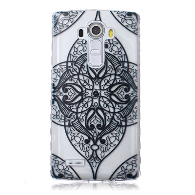 

Black love Pattern Soft Thin TPU Rubber Silicone Gel Case Cover for LG G5