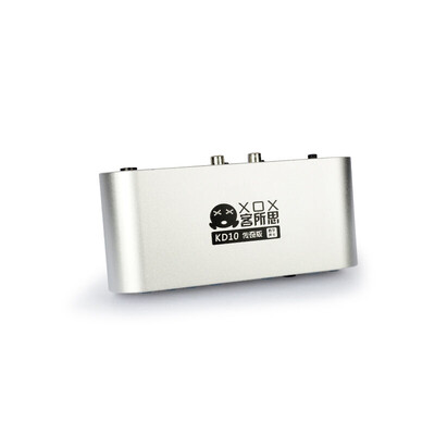 

Пассажир версия легендарного мозговым KD10 USB внешней звуковой карты (сети K песня / вне широковещательного / Mobile Живая PC / Android двойной платформы цифровой звуковой карты)
