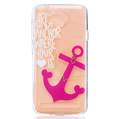 

Anchor Dress girl Pattern Soft Thin TPU Rubber Silicone Gel Case Cover for HUAWEI Y3 II