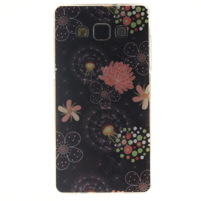 

Colorful flowers Pattern Soft Thin TPU Rubber Silicone Gel Case Cover for SAMSUNG GALAXY A3