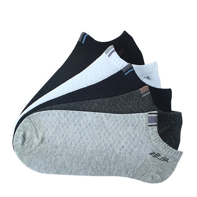 

Jingdong supermarket Langsha socks men&39s sports socks breathable mesh cotton socks 5 pairs of mixed color uniform