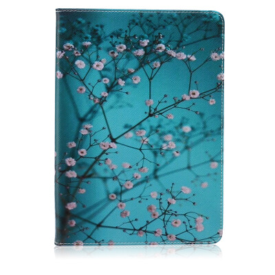 

Plum blossom Style Embossing Classic Flip Cover with Stand Function and Credit Card Slot for iPad Air 2/6