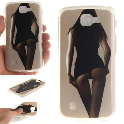 

Sexy Girls Pattern Мягкая обложка Тонкий ТПУ резиновый силиконовый гель чехол для LG K4
