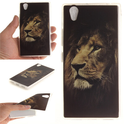 

Lions Pattern Soft Thin TPU Rubber Silicone Gel Case Cover for Lenovo P70