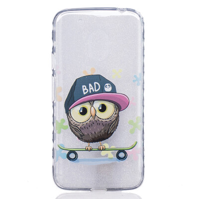 

Owl Pattern Soft Thin TPU Rubber Silicone Gel Case Cover for Moto G4G4 Plus