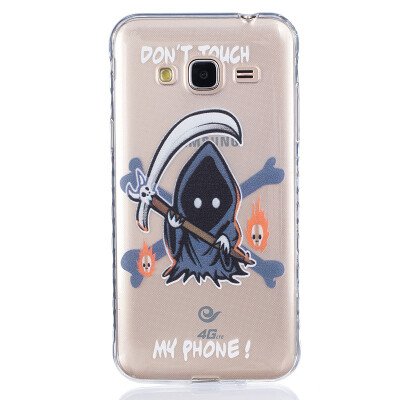 

Grim Reaper Pattern Soft Thin TPU Rubber Silicone Gel Case Cover for SAMSUNG Galaxy J3J3 2016 J320