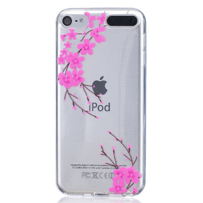 

Diagonal flower Pattern Soft Thin TPU Rubber Silicone Gel Case Cover for iPod Touch 5