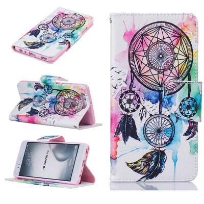 

Dreamcatcher Design PU Leather Flip Cover Wallet Card Holder Case for HUAWEI P9