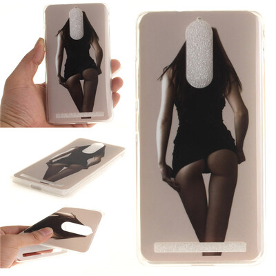 

Sexy Girls Pattern Soft Thin TPU Rubber Silicone Gel Case Cover for Lenovo K5 Note