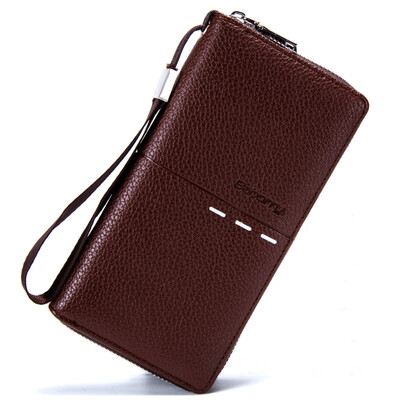 

Korean men handbags wallet tide package simple long section of large capacity mobile phone business card bag bag handbag capture