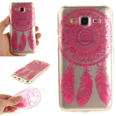 

Rose wind chimes Pattern Soft Thin TPU Rubber Silicone Gel Case Cover for Samsung Galaxy J5 2015