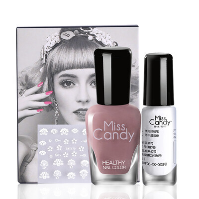 

MissCandy Healthy Peelable Nail Polish Manicure Set Nice Silhouette MCS292