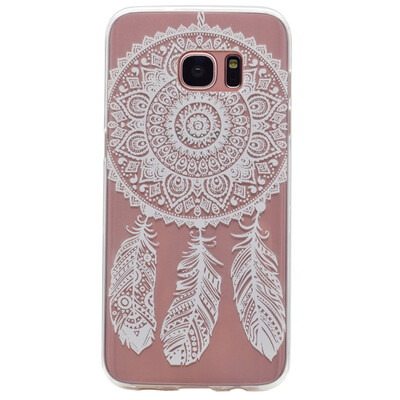 

Dreamcatcher Pattern Soft Thin TPU Rubber Silicone Gel Case Cover for Samsung GALAXY S6 Edge