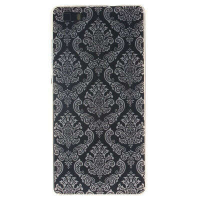 

Totem flowers Pattern Soft Thin TPU Rubber Silicone Gel Case Cover for HUAWEI P8 Lite