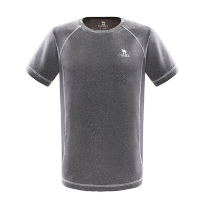 

Camel CAMEL outdoor sports T-shirt couple models soft breathable quick-drying round neck short sleeve T male A7S209189 deep treasure blue XXL