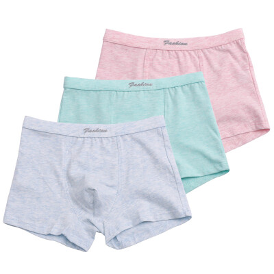 

Red beans Hodo boys underwear in the large class A standard three flat angle boxed children dyed solid color four pants HDK795 110